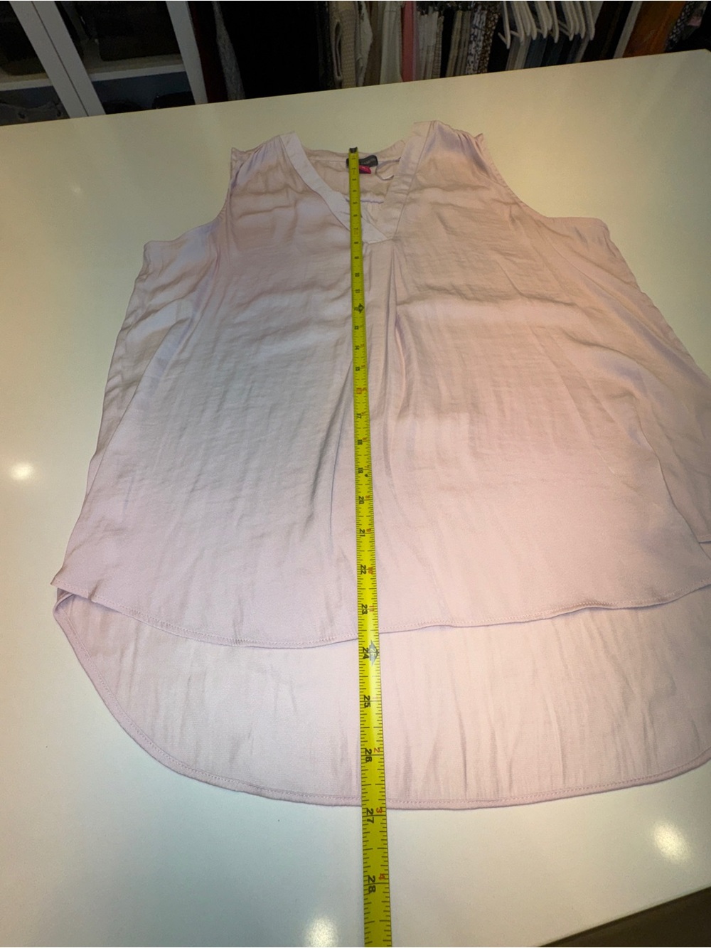 Vince Camuto Blush V-Neck Sleeveless Camisole - Picture 9 of 11